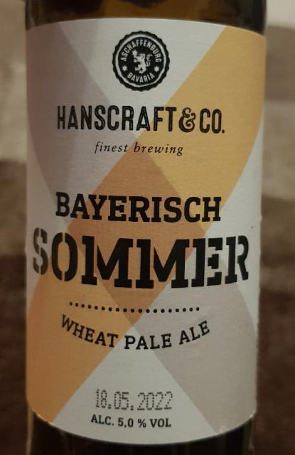 Bayerisch Sommer 5.0%, Hanscraft & Co, Germany