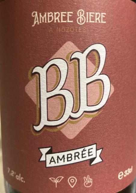 BB Ambrée 7.2%, Brasserie Bonne Bière, France