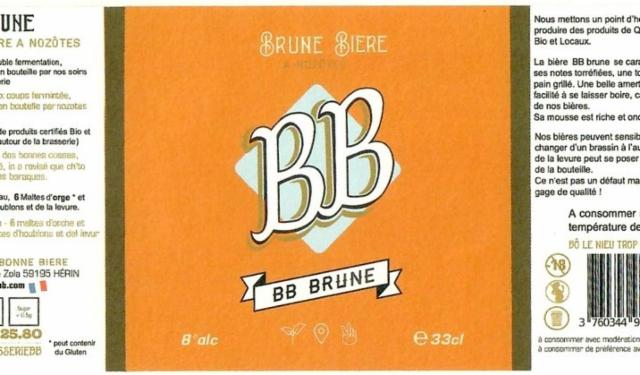 BB Brune 8.0%, Brasserie Bonne Bière, France