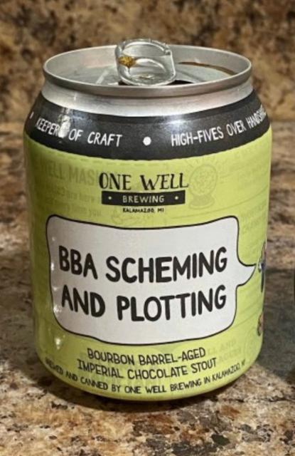BBA Scheming and Plotting 12.4%, One Well Brewing, United States