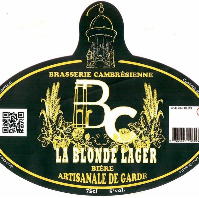 BC Blonde Lager, Brasserie Cambrésienne