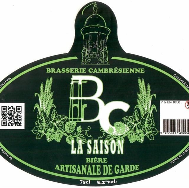 BC La Saison 5.2%, Brasserie Cambrésienne, France