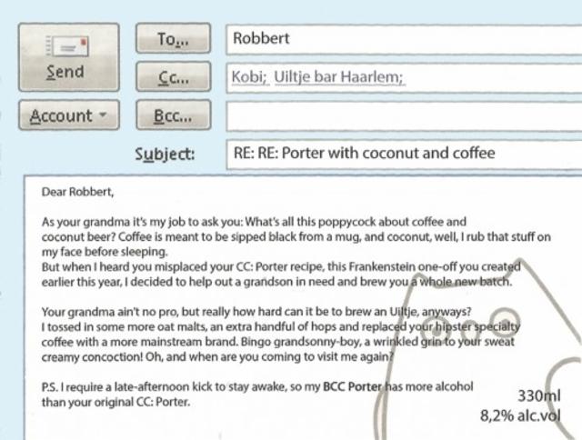 BCC: Porter 8.2%, Uiltje Brewing Co, Netherlands