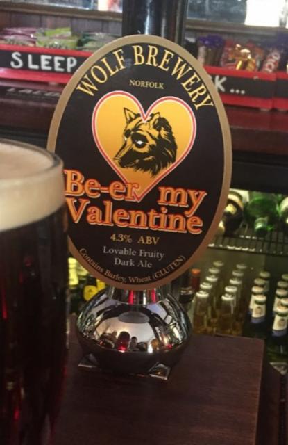 Be-er My Valentine 4.3%, The Wolf Brewery, England