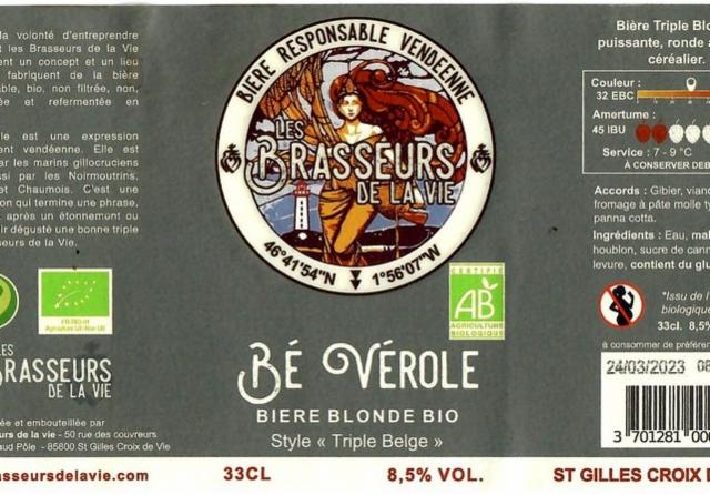 Bé Vérole 8.5%, Les Brasseurs De La Vie, France