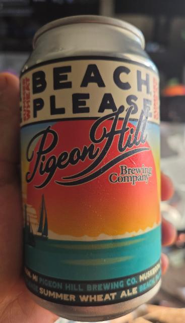 beach, please summer wheat ale 5.0%, Pigeon Hill Brewing Company, United States
