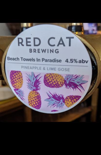 Beach Towels In Paradise 4.5%, Red Cat Brewery, England