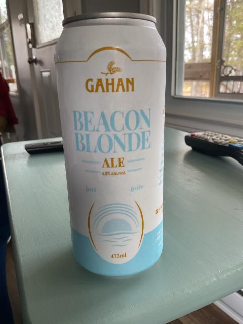 Beacon Blonde Ale, Prince Edward Island Brewing Company (The Gahan House)
