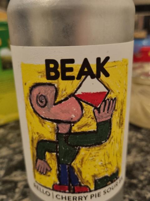 beak Hello - Cherry Pie Sour 8.0%, Beak Brewery, England