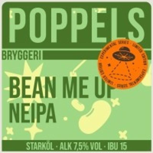 Bean Me Up NEIPA 7.5%, Poppels Bryggeri, Sweden