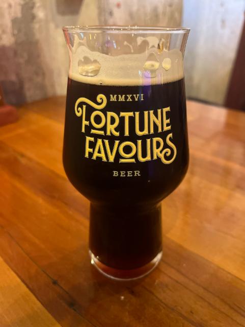 Bean to beer 8.0%, Fortune favours beer, New Zealand