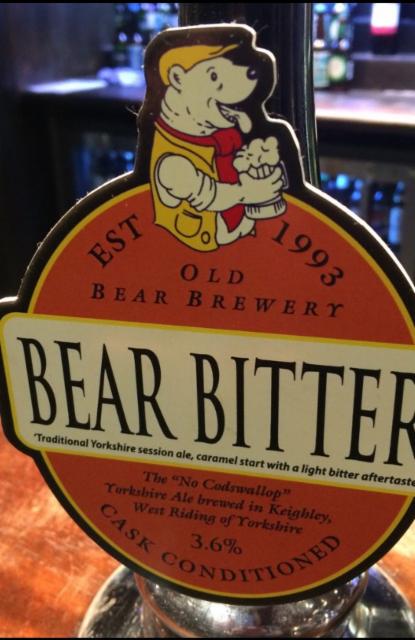 Bear Bitter 3.6%, Old Bear Brewery, England