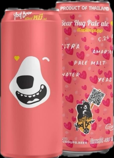 Bear Hug Pale Ale 5.2%, Yod Beer, Thailand