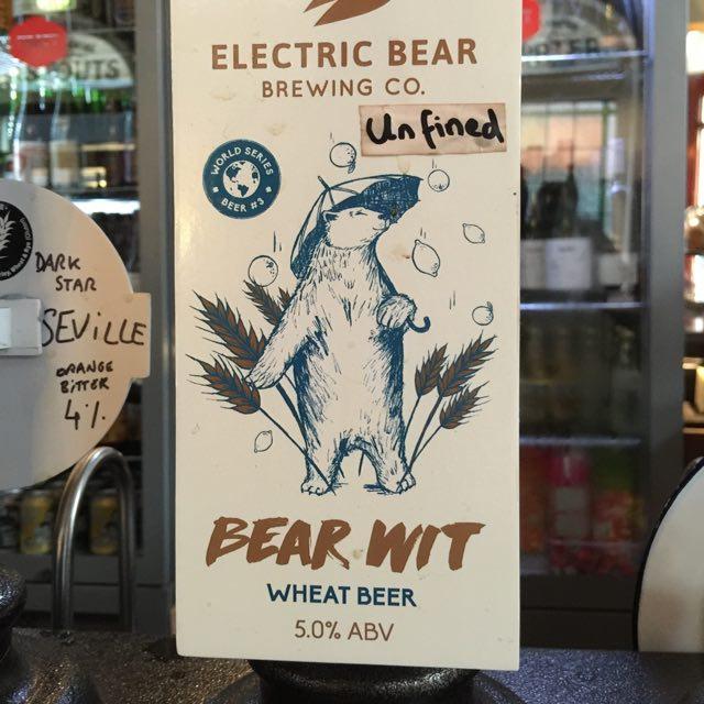 Bear Wit 5.0%, Electric Brewing Company, United States