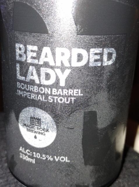 Bearded Lady Bourbon BA 10.5%, Magic Rock Brewing, England