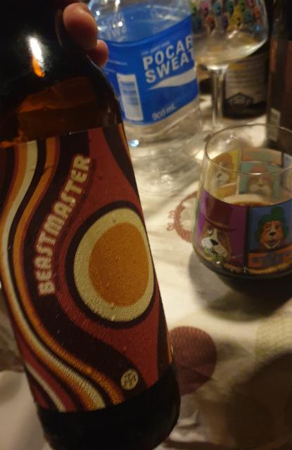 beastmaster aged in bourbon barrels w/ vanilla & coffee 11.4%, Modern Times Beer, United States