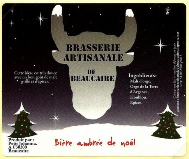 Beaucaire Ambrée De Noël 5.0%, Brasserie Artisanale De Beaucaire, France