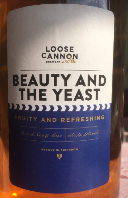 Beauty And The Yeast 4.4%, Loose Cannon Brewery, England