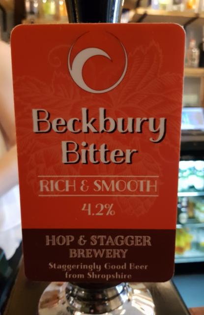 Beckbury Bitter 4.2%, Hop & Stagger Brewery, England