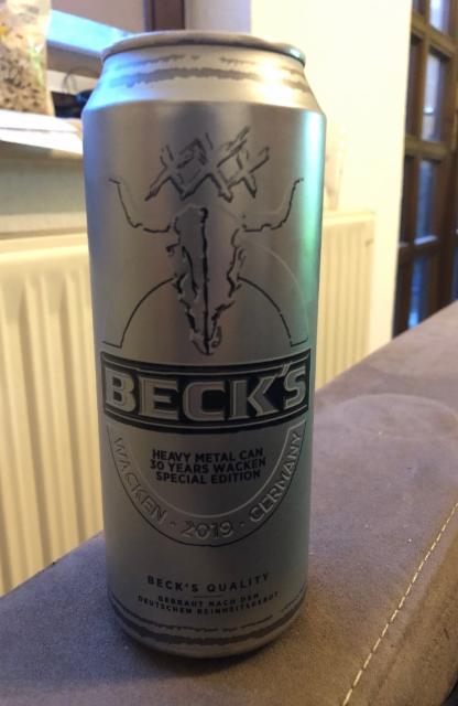Beck's 30 Years Wacken Special Edition 4.9%, Anheuser-Busch InBev, United States