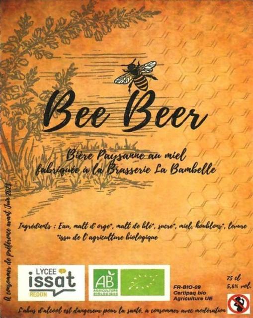 Bee Beer 5.6%, Brasserie La Bambelle, France