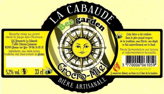 Bee Garden Crocro-Miel 5.2%, Brasserie La Cabaude [Closed], France