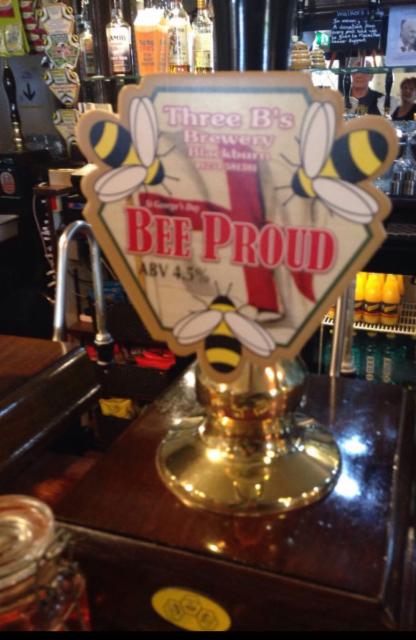 Bee Proud 4.5%, Three B's Brewery, England