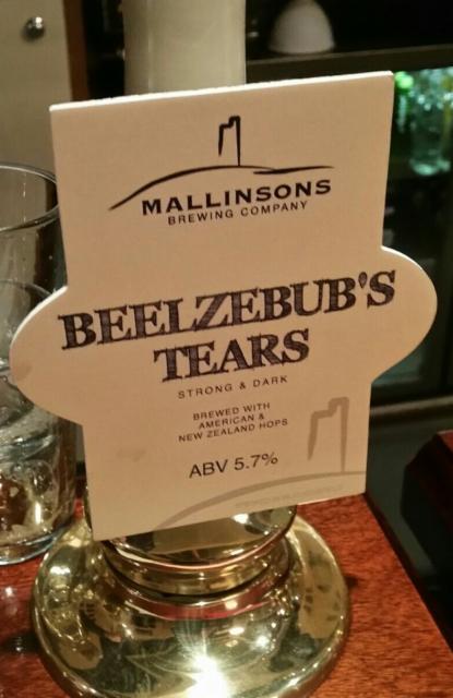 Beelzebub's Tears 5.7%, Mallinsons Brewing Company, England