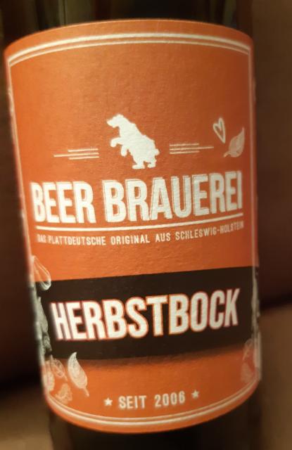 Beer Brauerei Herbstbock 7.0%, Beer Brauerei, Germany