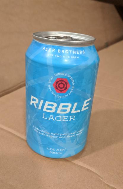 Ribble Lager 4.0%, Beer Brothers LTD, England