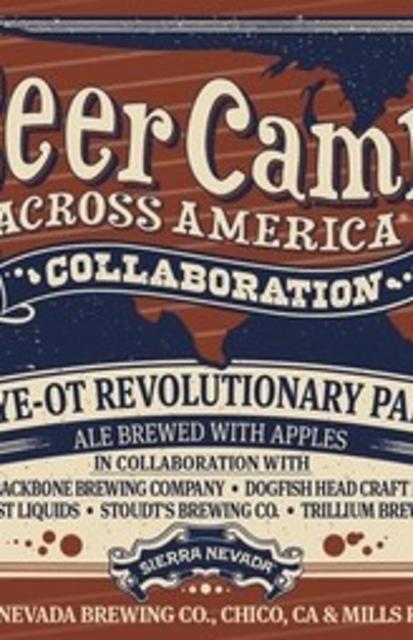 Beer Camp Pat-Rye-Ot Revolutionary Pale Ale 5.6%, Sierra Nevada Brewing Company, United States