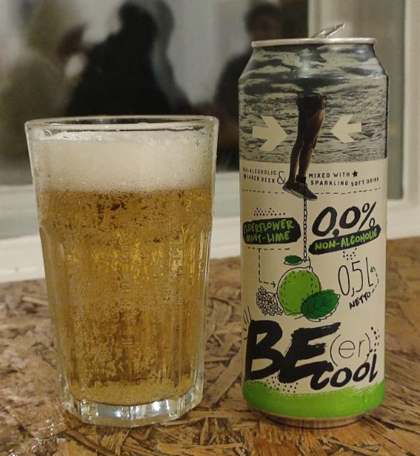 BE(ER) Cool Elderflower Mint-Lime 0.0%, Pécsi Sörfözde (Ottakringer), Hungary