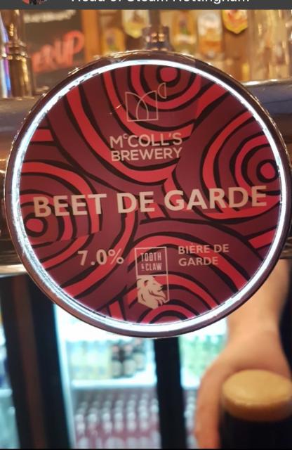 Beer De Garde 7.0%, McColl's Brewery, England