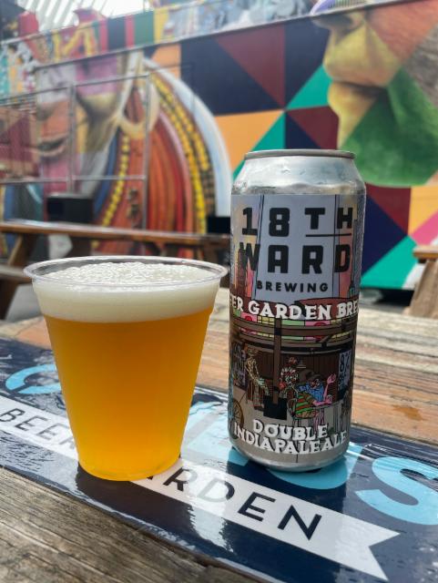 Beer Garden brew 8.0%, 18th Ward Brewing, United States
