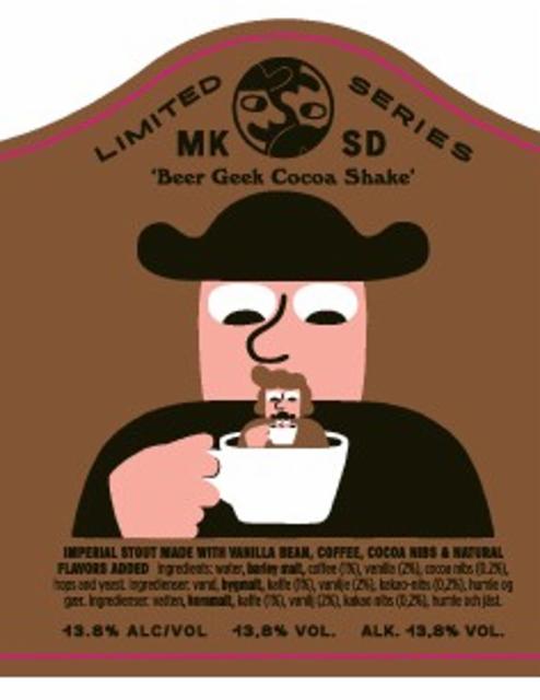 Beer Geek Cocoa Shake 13.6%, Mikkeller Brewing San Diego, United States