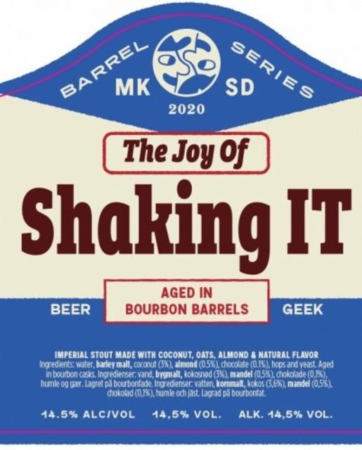 Beer Geek - The Joy Of Shaking Ii 13.5%, Mikkeller Brewing San Diego, United States