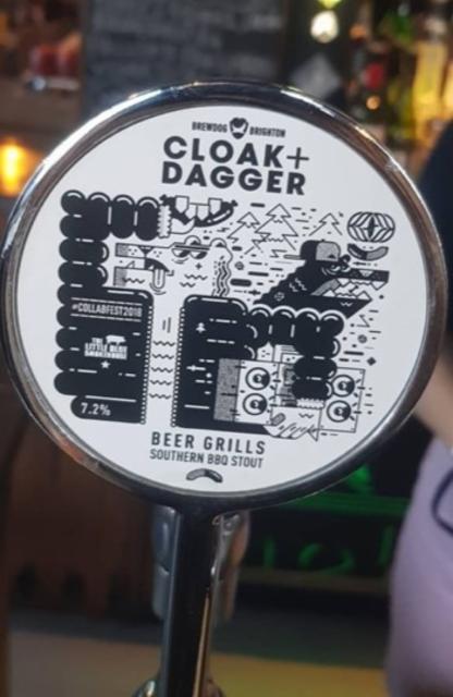 Beer Grills 7.2%, Cloak + Dagger, England