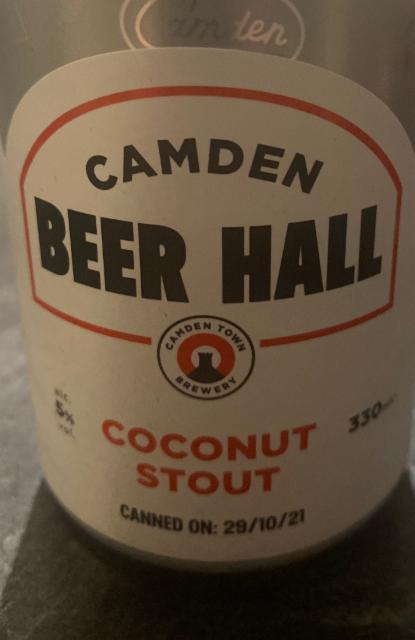 Beer Hall 5.0%, Camden Town Brewery (AB InBev), England