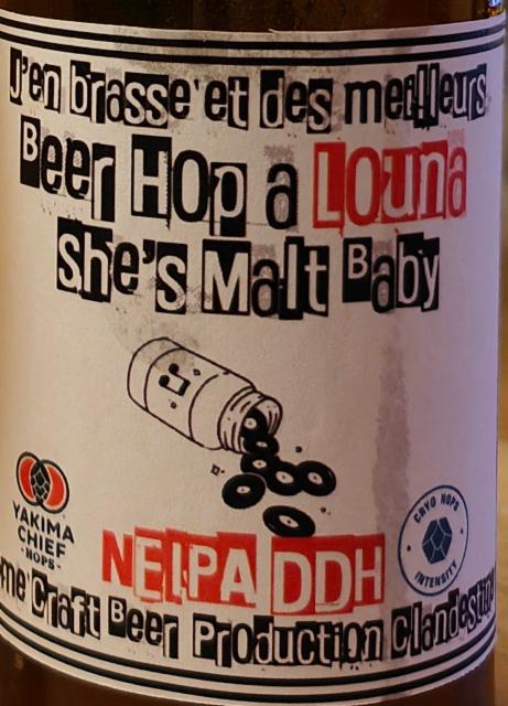 Beer Hop A Louna She's Malt Baby 5.9%, J'En Brasse Et Des Meilleurs, France