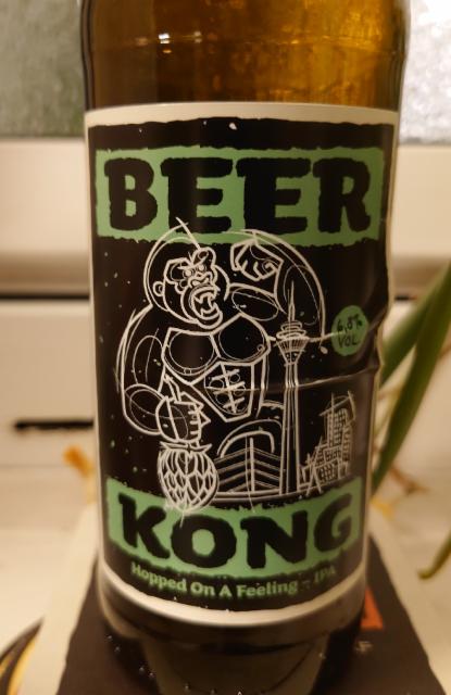 Beer Kong Hopped on a feeling 6.8%, BrauArt Sausenheim, Germany