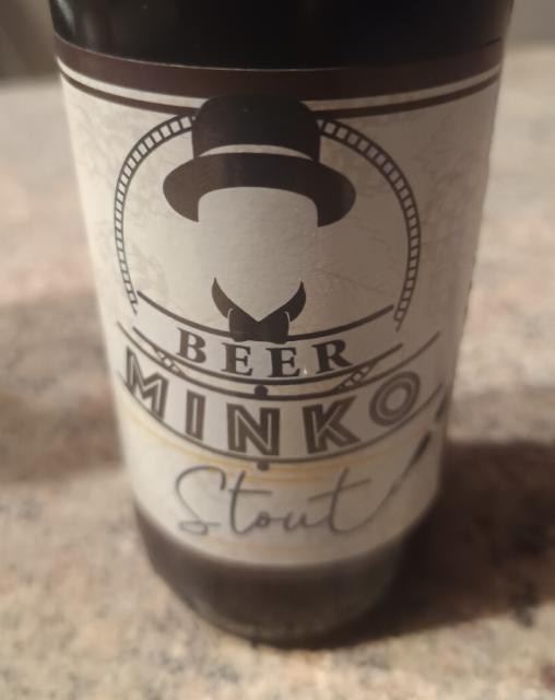 beer minko stout 5.6%, Brasserie Bos, France