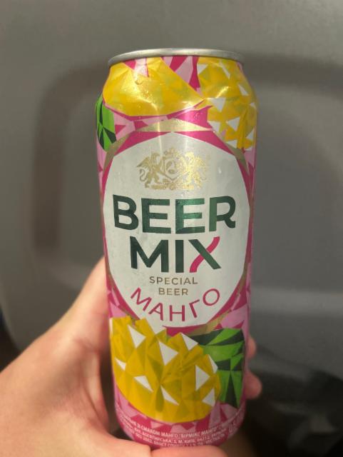 Beer Mix Mango 2.5%, Obolon / Оболонь, Ukraine