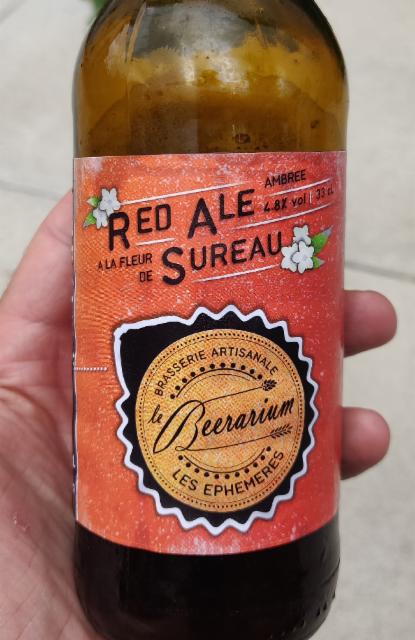 Beerarium Red Ale À La Fleur De Sureau 4.8%, Le Beerarium, France