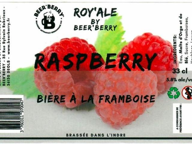 Beer'Berry Raspberry 5.8%, Beer'Berry, France