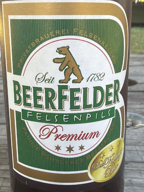 Beerfelder Felsenpils 5.0%, Privat-Brauerei Schmucker, Germany