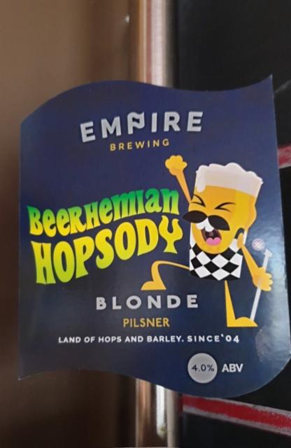 Beerhemian Hopsody 4.0%, Empire Brewing, England