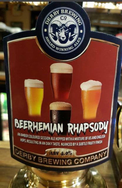 Beerhemian Rhapsody 4.0%, Derby Brewing, England