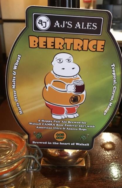 Beertrice 4.8%, AJ's Ales, England