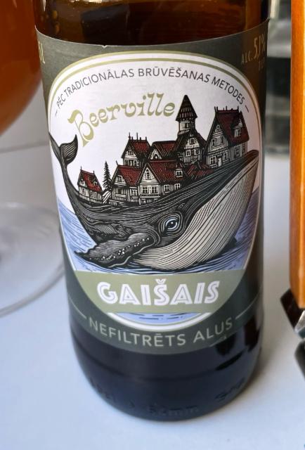 Beerville gaišais nefiltrēts alus 5.1%, Taruškų Alaus Bravoras, Lithuania