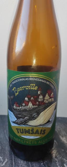 Beerville tumšais nefiltrets alus 5.3%, Beerville, Latvia